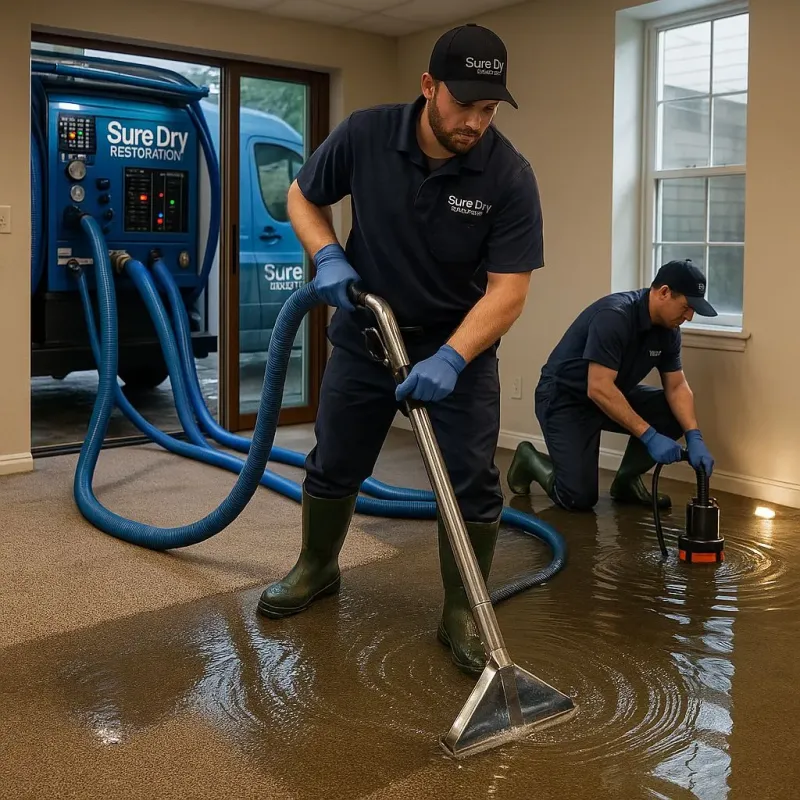 Water Extraction and Removal process in North Webster, IN